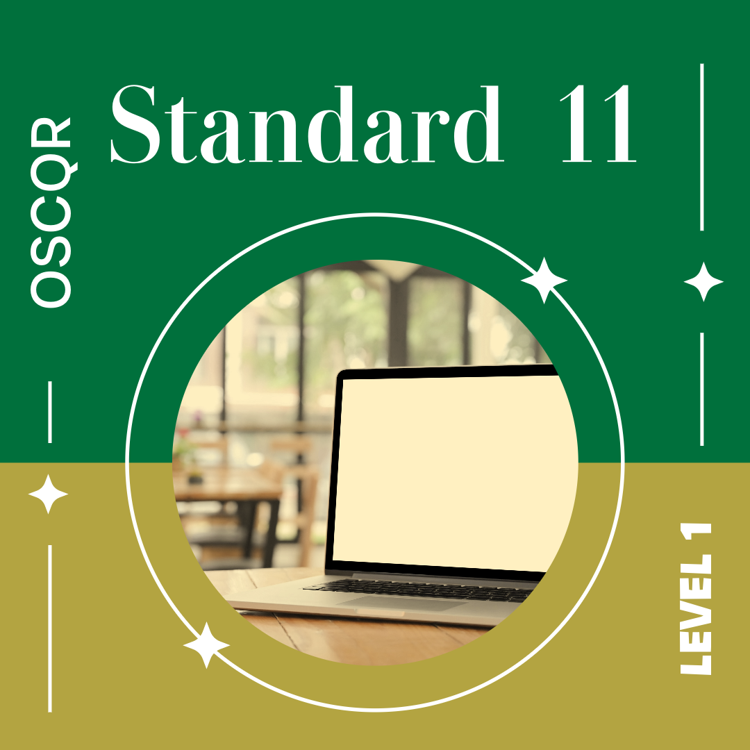 Apply OSCQR Standards to Your Courses CCRI